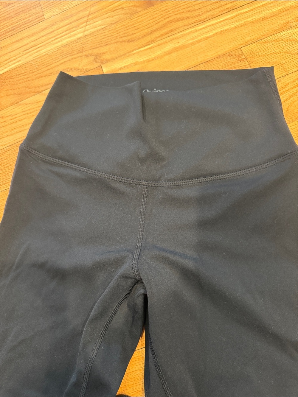 Quince High-Waist Black Leggings